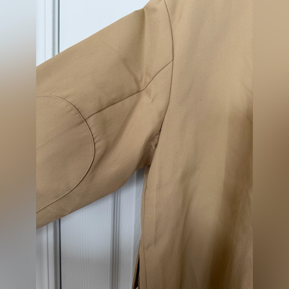 GANNI Camel Twill Midi Jacket - Picture 11 of 12